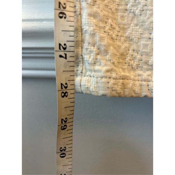 Daughters of the Liberation Embroidery patterned fabric pants size cotton 8 prep - Picture 10 of 10
